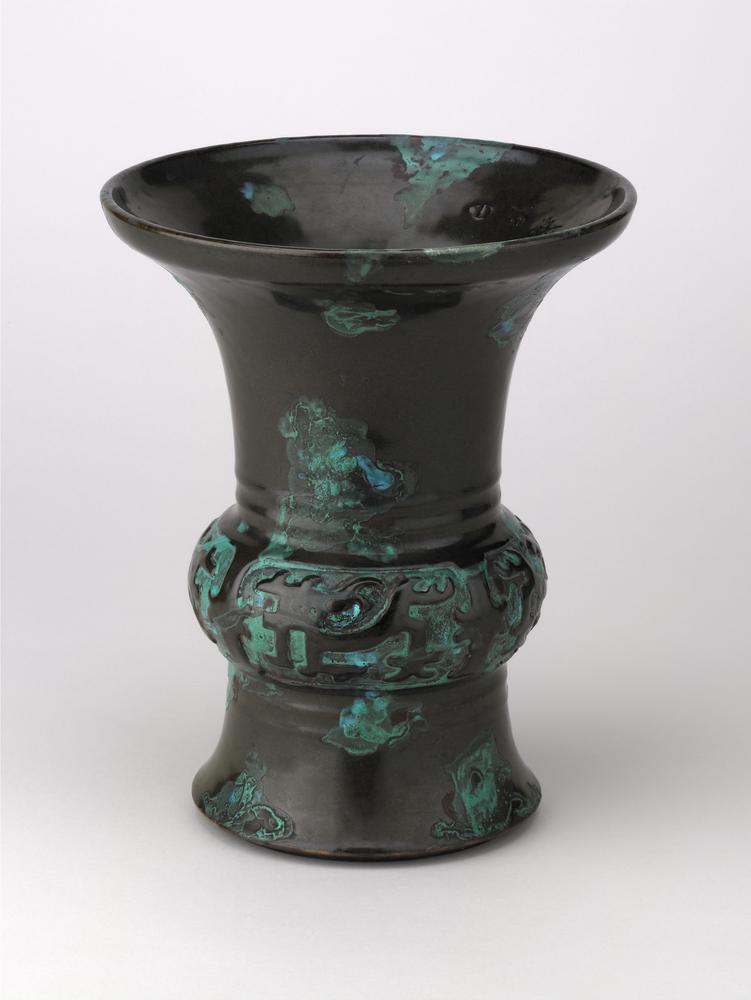 图片[1]-vase; zun BM-Franks.214.+-China Archive